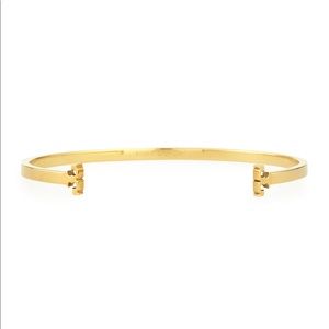COPY - Brand new Skinny serif Tory Burch gold bangle